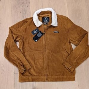 Volcom Men's Brown Corduroy Jacket